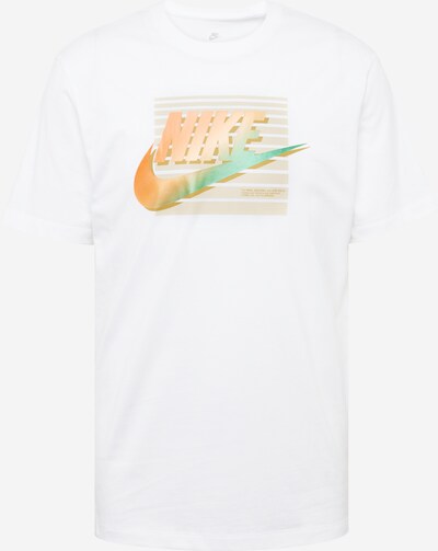 Nike Sportswear Koszulka 'FUTURA' w kolorze jasnozielony / pomarańczowy / pastelowy pomarańczowy / białym, Podgląd produktu