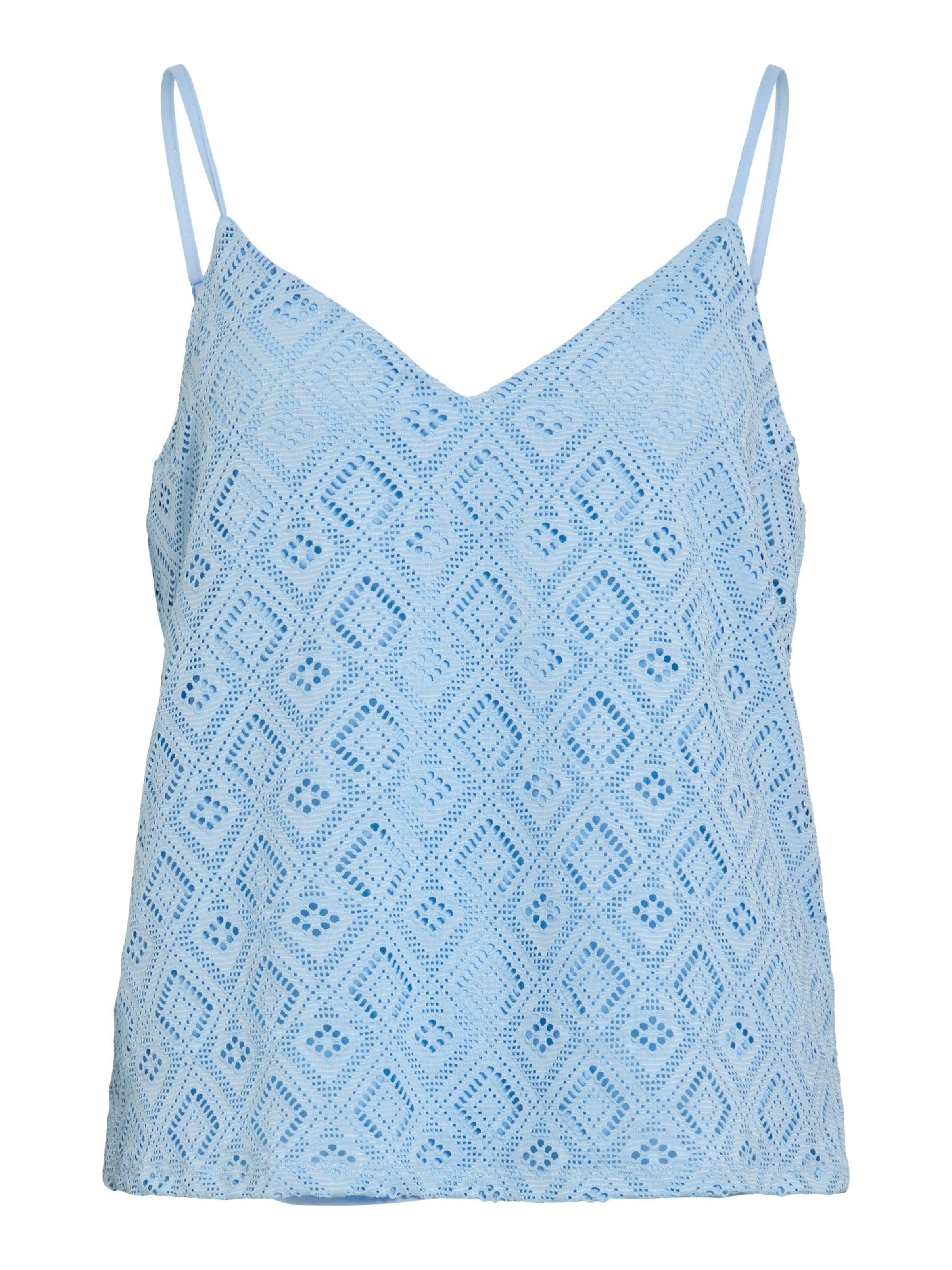 VILA Top 'VINusa' in Blue: front