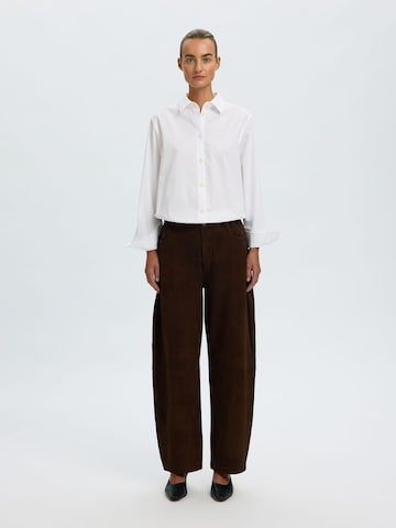 SELECTED Vat Broek in Bruin