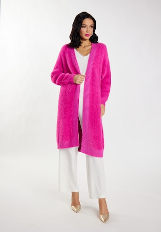 faina Knit cardigan in Pink