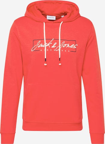 JACK & JONESSweater majica 'ZURI' - crvena boja: prednji dio