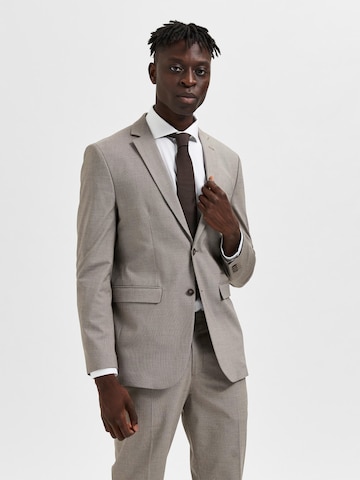 SELECTED HOMME Regular fit Suit Jacket 'Liam' in Grey: front