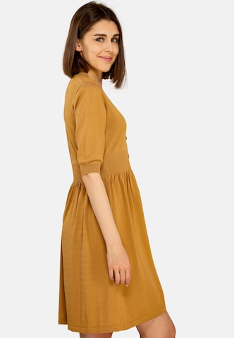 TOOche Dress 'Marrone' in Yellow