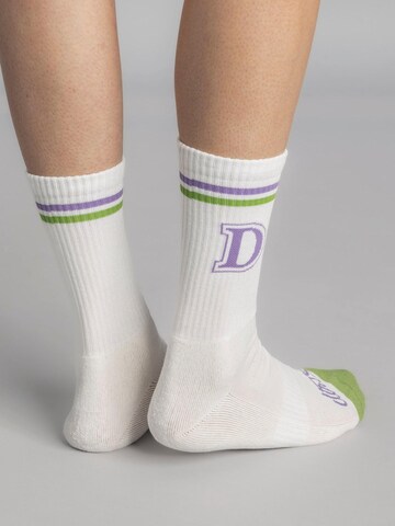 Dirts Socken 'College Socks'‌‌‌‌‌‌‌‌ in Weiß