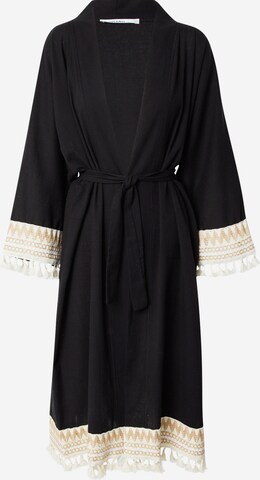 Happiness İstanbul Kimono in Black: front