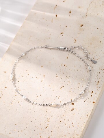 Hey Happiness Foot jewelry 'Pearl' in Silver