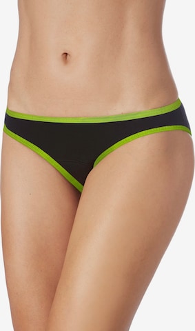 Culotte 'Mirta TEENS low waist menstrual panty' zd ZERO DEFECTS en noir : devant