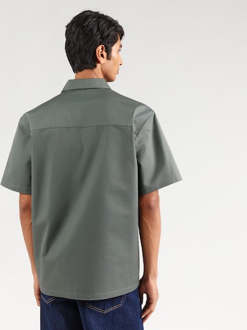 Vintage Industries Comfort Fit Košeľa 'Dexter' - Zelená