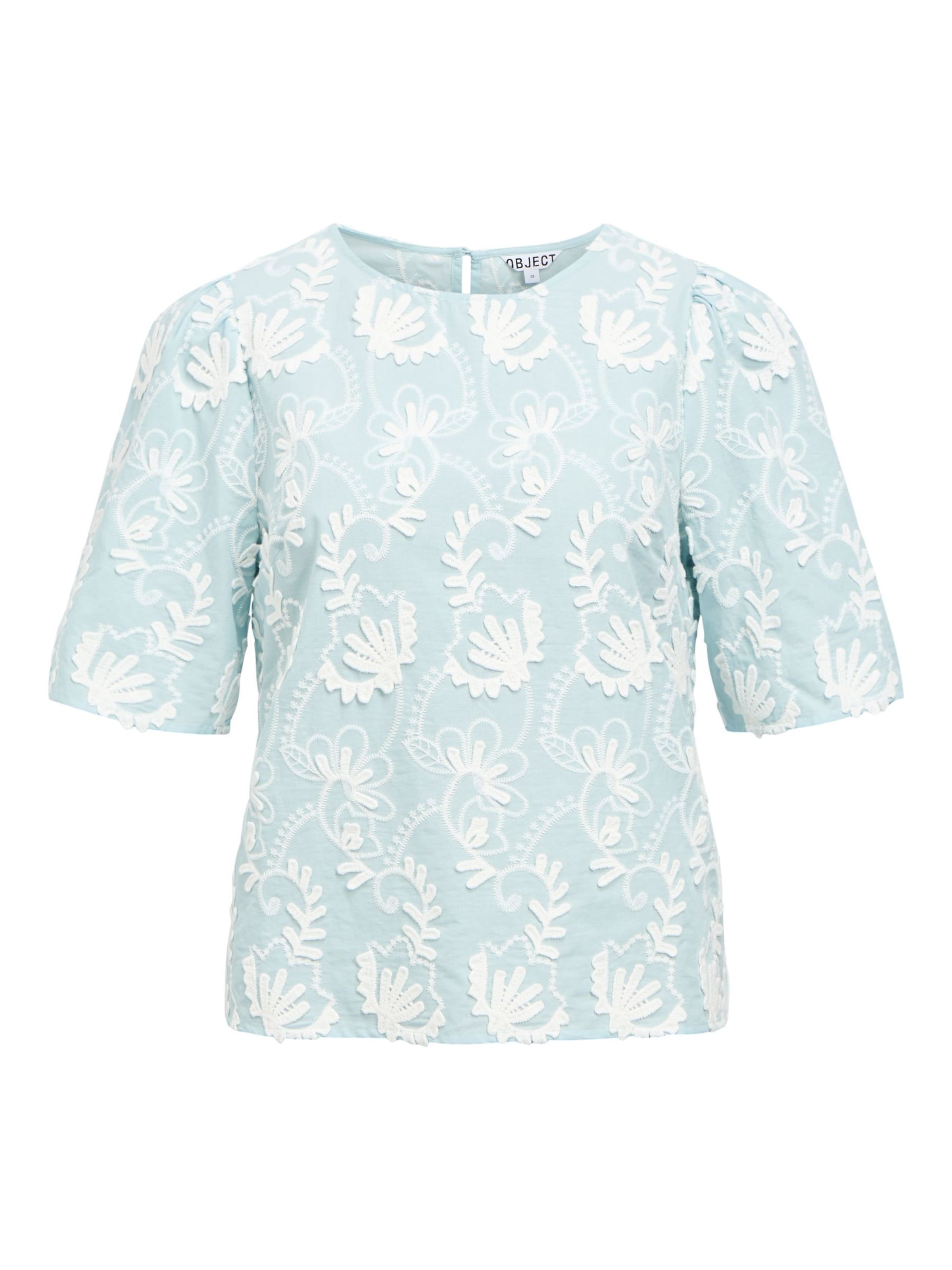 OBJECT Blus 'OBJMya' i blå: framsida