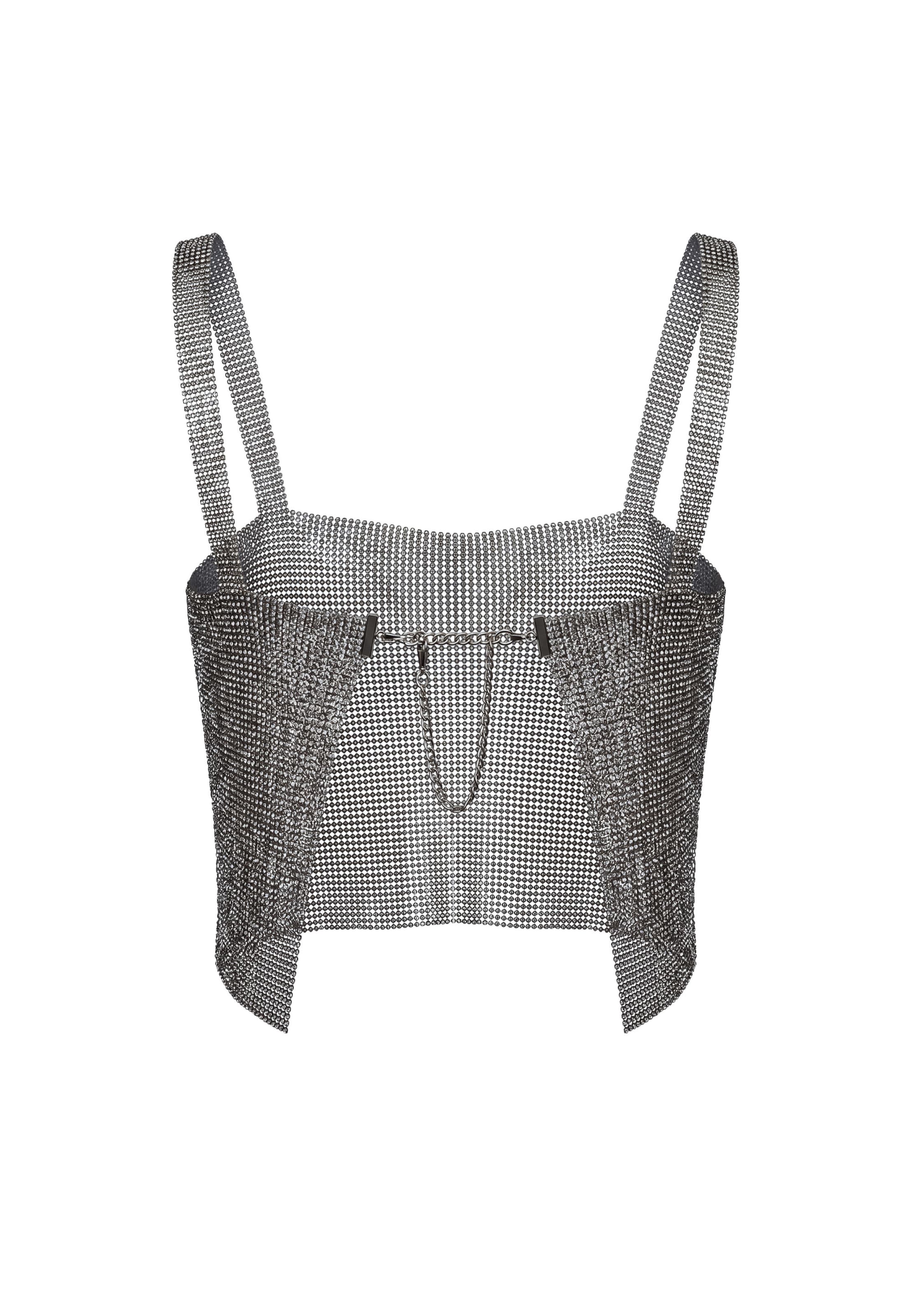 faina - Top en gris