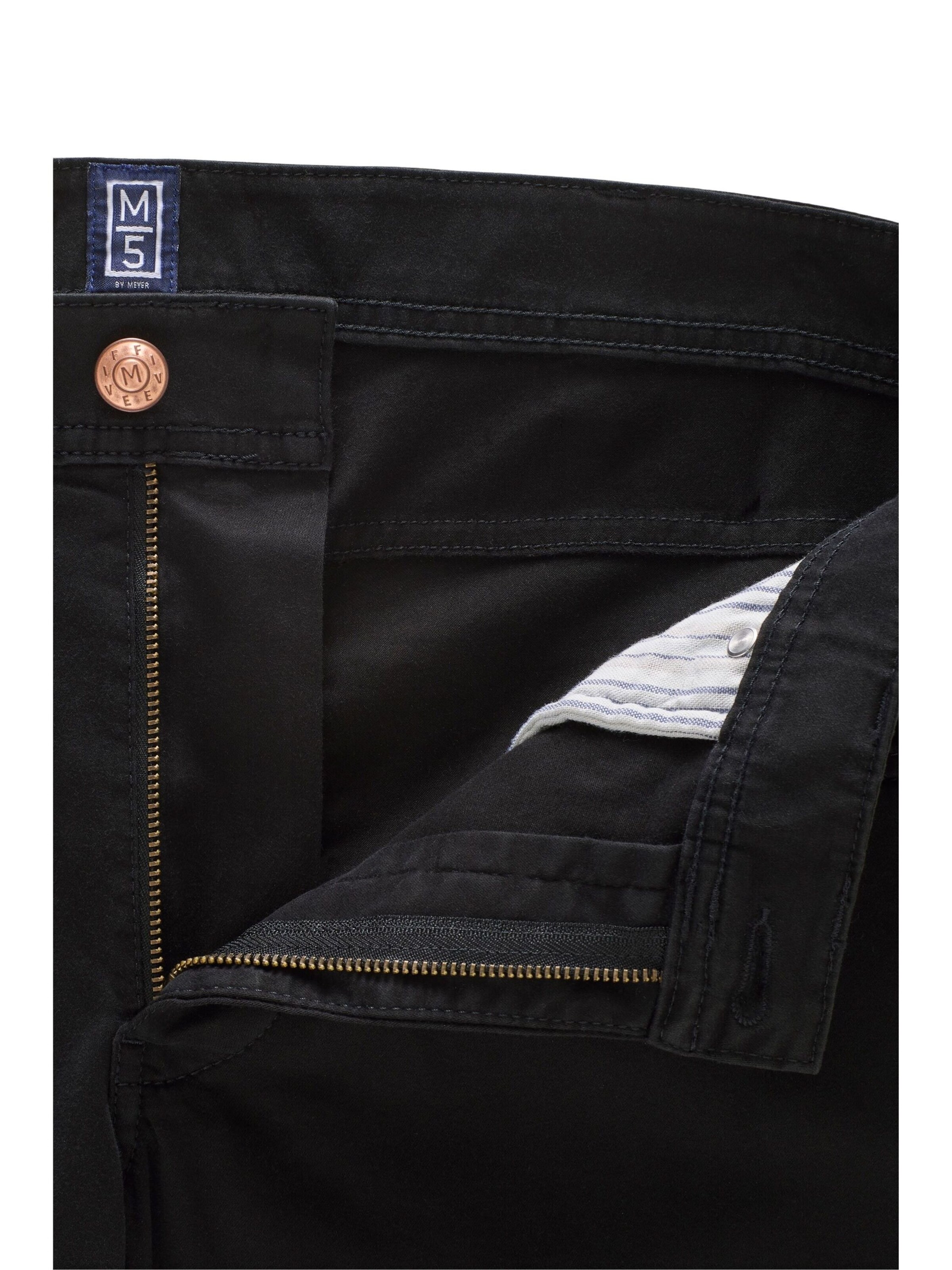 Regular Pantalon chino MEYER en noir