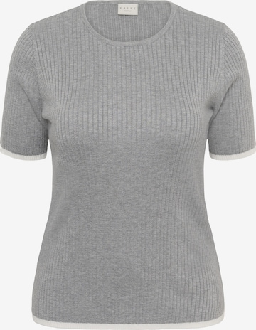 Pull-over 'Lizzy' KAFFE CURVE en gris : devant