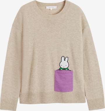 Chinti & Parker Svetr 'Miffy' – béžová: přední strana