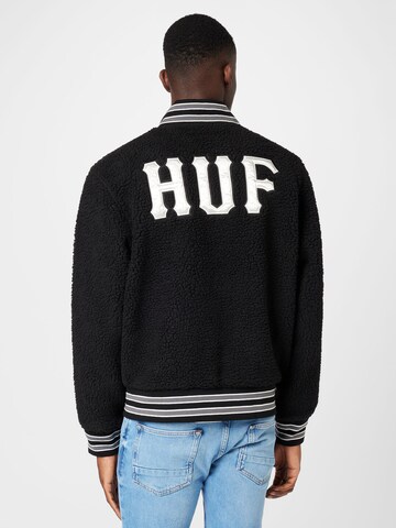 HUF Jacke 'VARSITY' in Schwarz