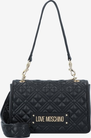 Pochette Love Moschino en noir : devant