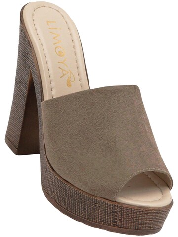 Limoya Pantolette 'Binta'‌‌ in Beige: Vorderseite