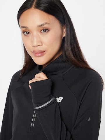 new balance Sportpullover 'Heat Grid' in Schwarz