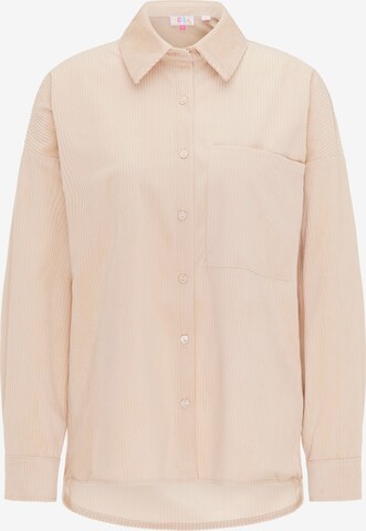 IZIA Blouse in Beige: voorkant