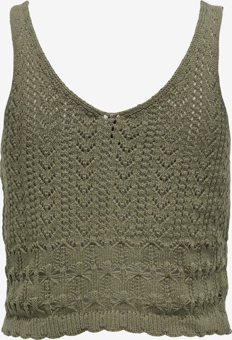 ONLY Knitted vest 'AVINA' in Green