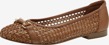Ballerines Tamaris en marron : devant