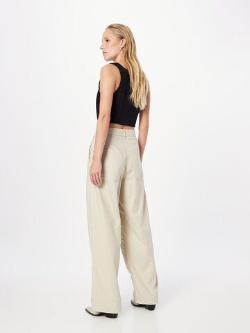 Loosefit Pantaloni 'Elio' di WEEKDAY in beige