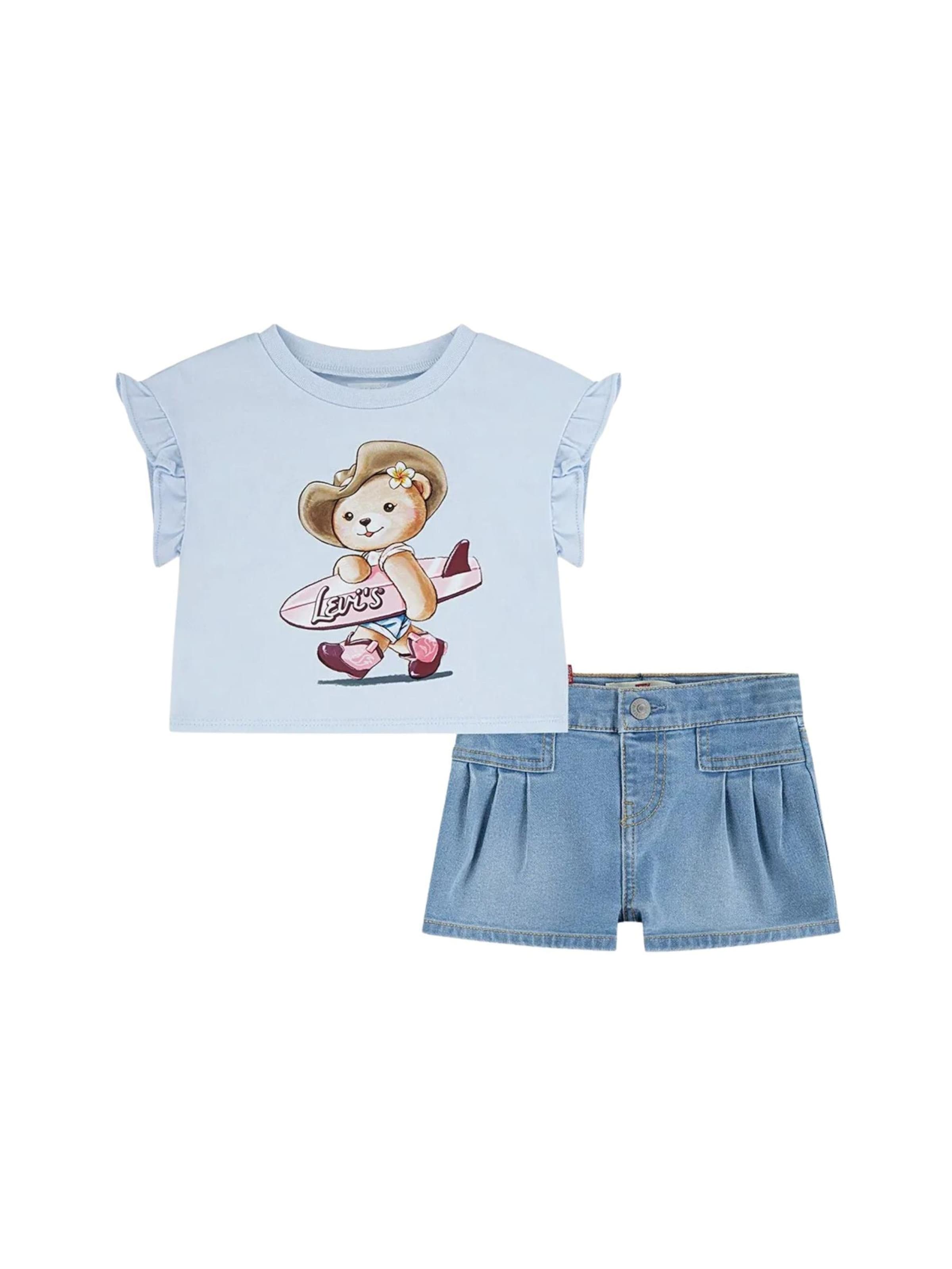 Levi's Kids - Conjunto en azul: frente