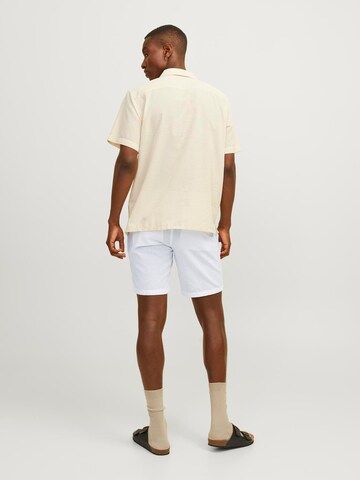 JACK & JONES - Regular Calças chino 'ACE SUMMER' em branco