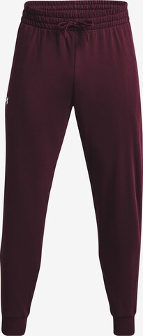 UNDER ARMOUR Tapered Sporthose in Rot: predná strana