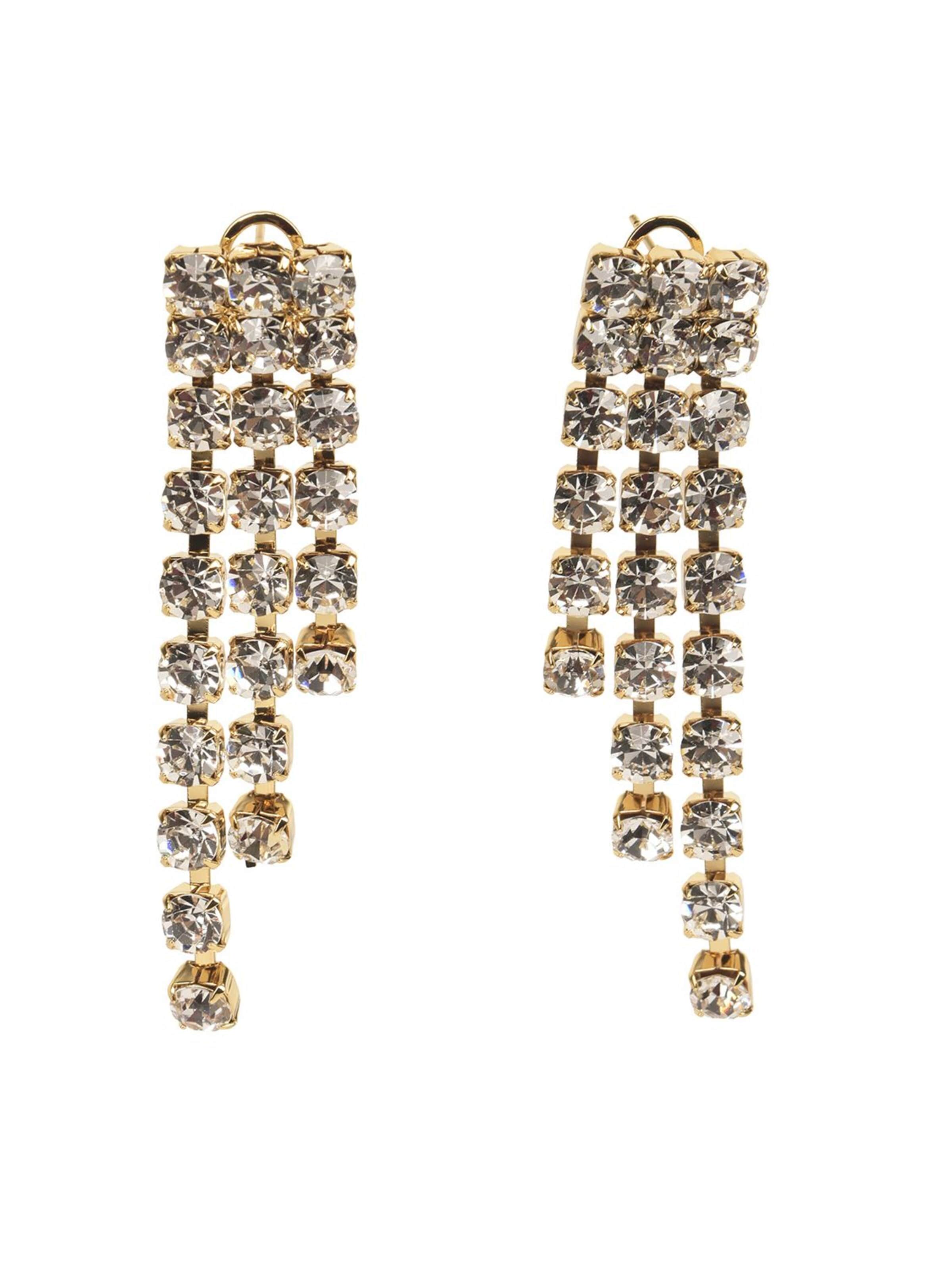 Addicted2 Σκουλαρίκια 'Asteria orecchini placcati oro 18kt & cristalli Swarovski' σε χρυσό: μπροστά