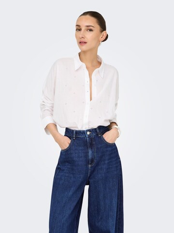 ONLY Blouse in Wit: voorkant