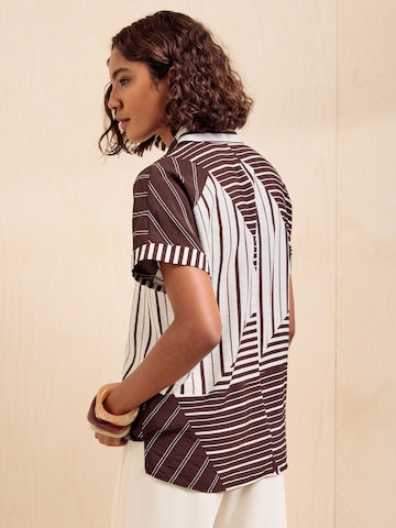 Camicia da donna di Friends Like These in marrone