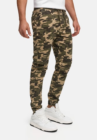 INDICODE JEANS Regular Chino trousers 'Fields' in Green