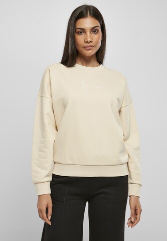 Karl Kani - Sweatshirt em bege: frente