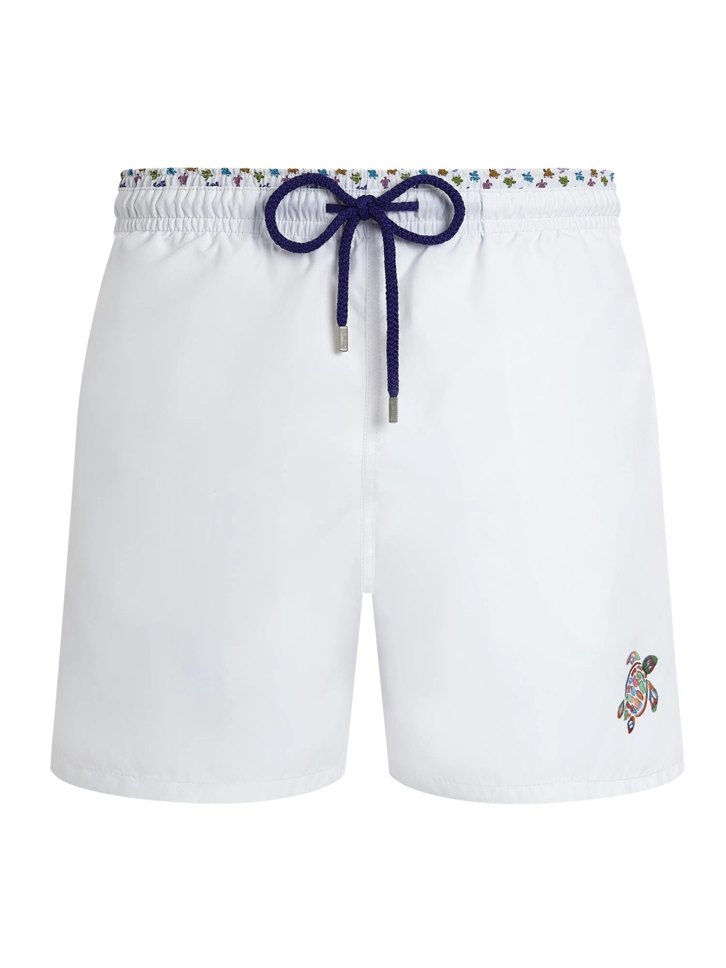 Pantaloncini da bagno di Vilebrequin in bianco: frontale