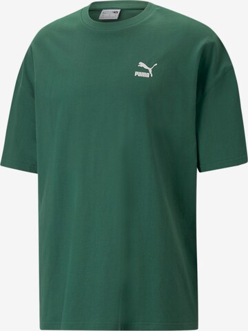 PUMA T-Shirt 'Classics' in Grün: predná strana