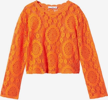 MANGO Sweater in Orange: front