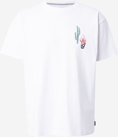 Volcom Majica 'MICKEY MASON' u čokolada / prljavo roza / krvavo crvena / bijela, Pregled proizvoda