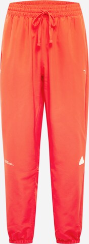 Tapered Pantaloni sport de la ADIDAS SPORTSWEAR pe roșu: față