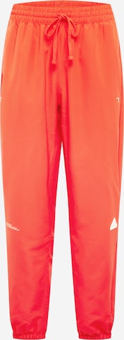 ADIDAS SPORTSWEAR Tapered Sports trousers in Red: front