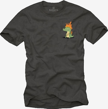 MAKAYA Shirt in Grau: Vorderseite