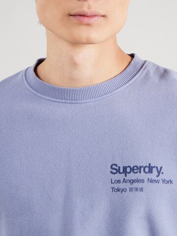 Felpa di Superdry in blu