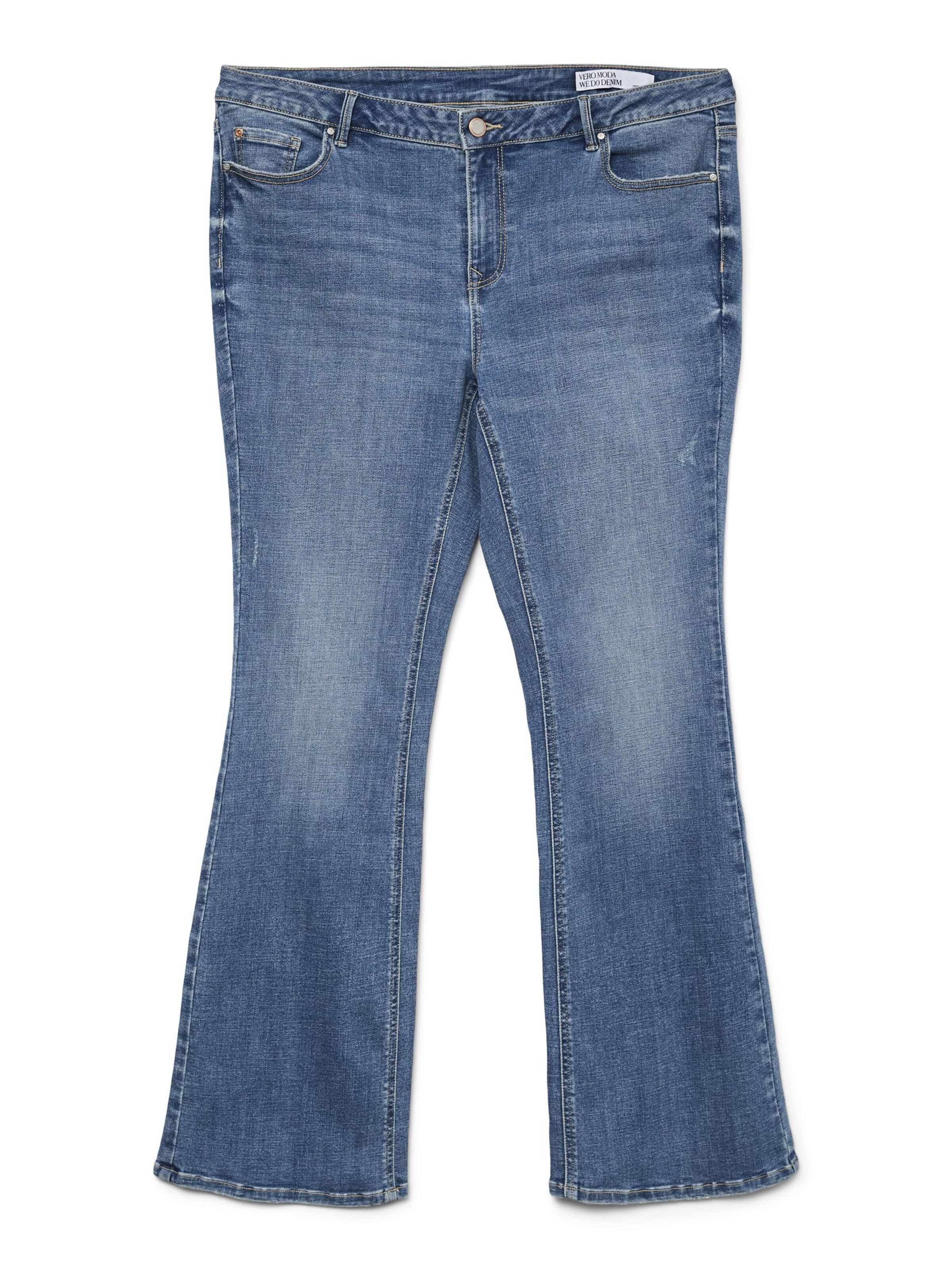 Regular Jean 'FLASH' Vero Moda Curve en bleu : devant