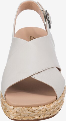 CLARKS Strap Sandals 'Kimmei' in White