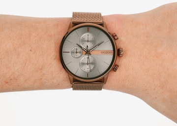 OOZOO Analog Watch in Bronze: front