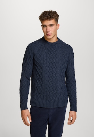 Kronstadt Pullover ' Ward ' in Blau: Vorderseite