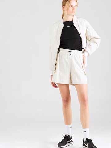 Nike Sportswear Loosefit Shorts 'ESSNTL' in Beige