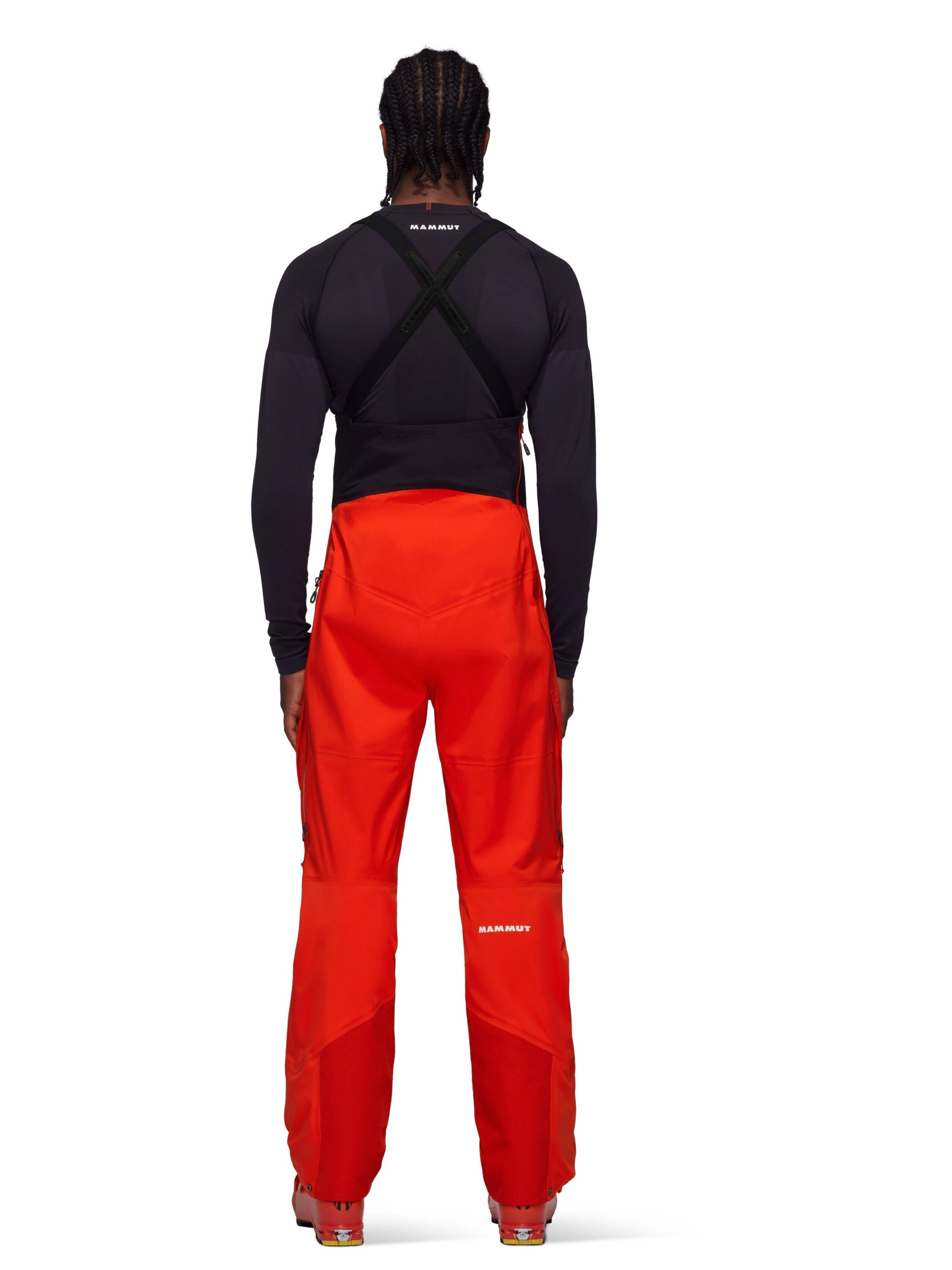 MAMMUT Regular Outdoor Pants in Red