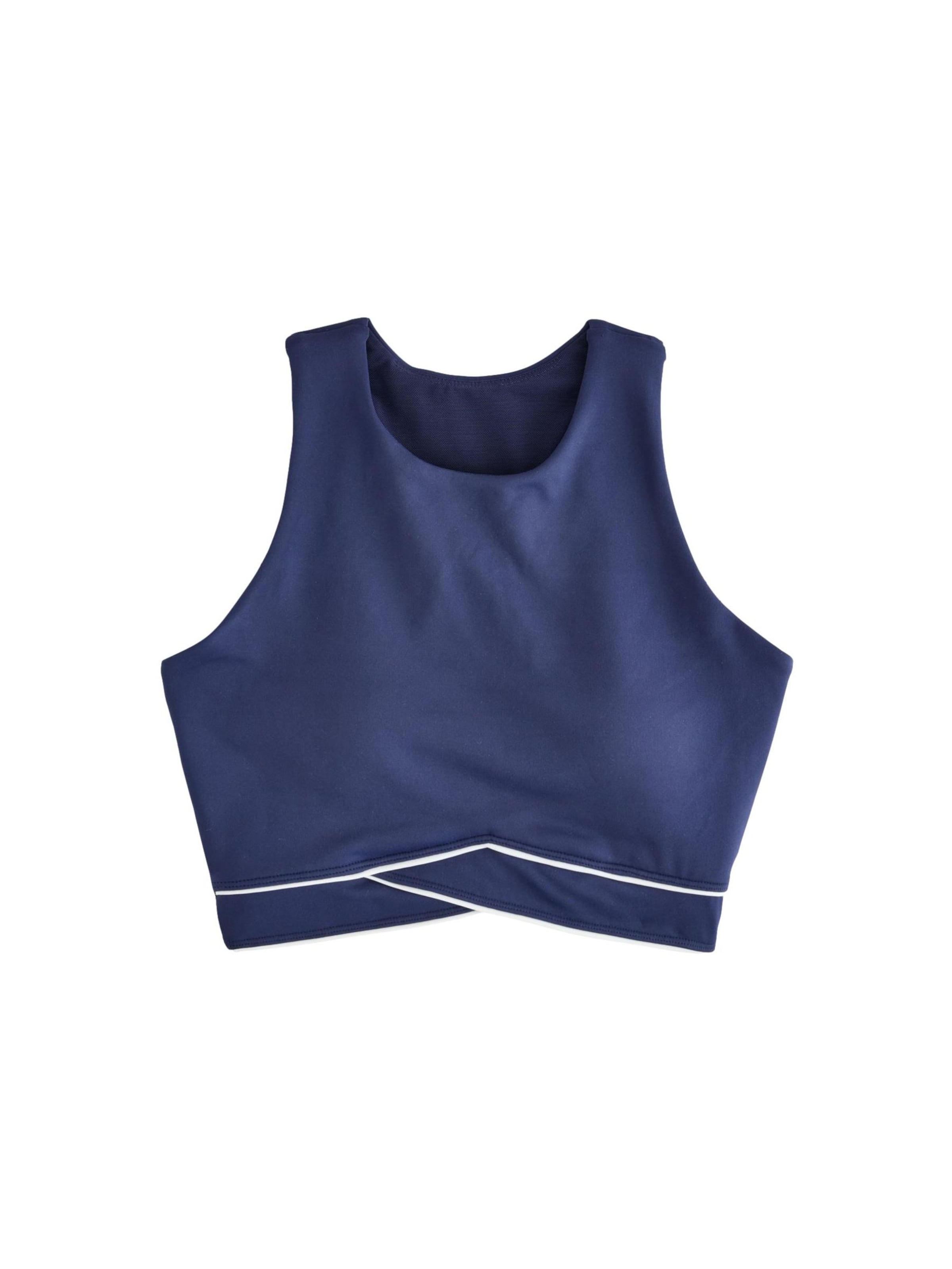 Bustino Reggiseno sportivo di self. in blu: frontale