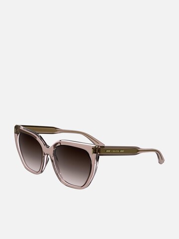 Calvin Klein Sonnenbrille‌‌‌ in Beige: Vorderseite
