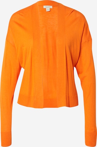 Oasis Knit Cardigan in Orange: front